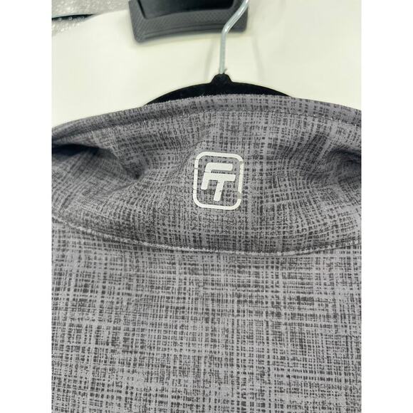 Free Tech Jacket Men's Size Large Softshell Zip Pockets Gray Blended Fabric - Picture 6 of 10